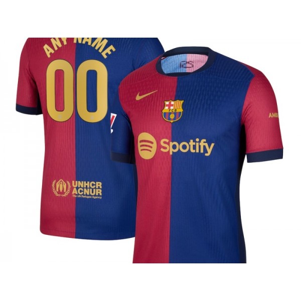 Barcelona #00 Home 2024/25 Custom Jersey