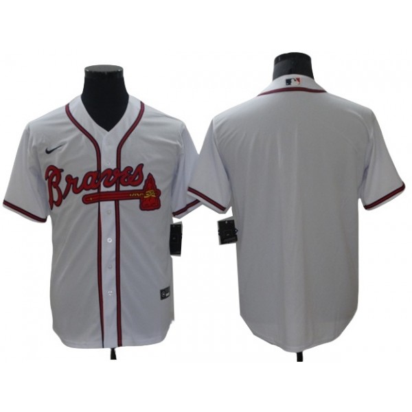 Atlanta Braves Blank White Home Cool Base Jersey