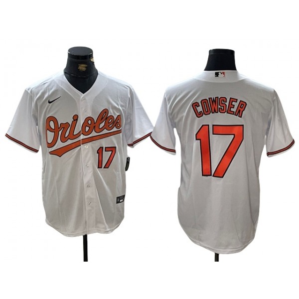 Baltimore Orioles #17 Colton Cowser White Limited Jersey