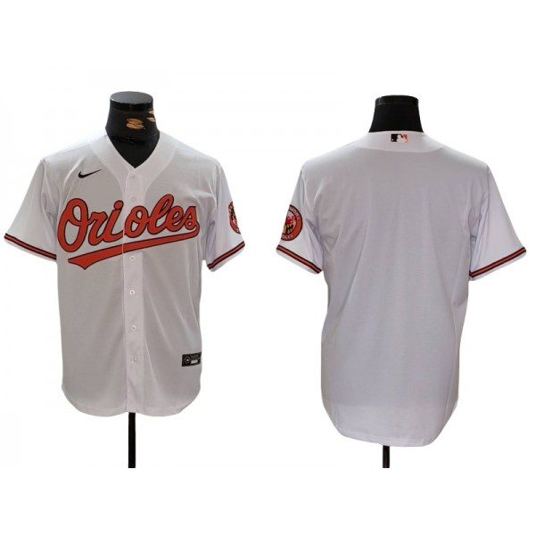 Baltimore Orioles Blank White Home Limited Jersey