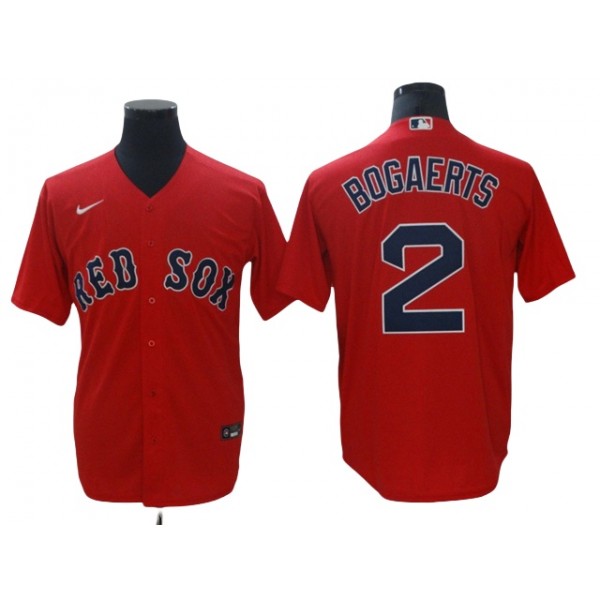 Boston Red Sox #2 Xander Bogaerts Red Cool Base Jersey