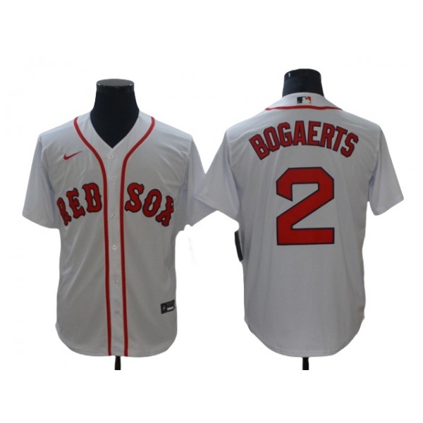 Boston Red Sox #2 Xander Bogaerts White Cool Base Jersey