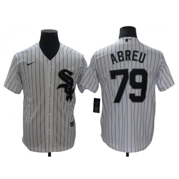 Chicago White Sox #79 Jose Abreu White Cool Base Jersey