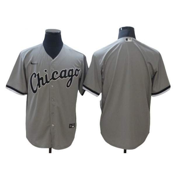 Chicago White Sox Blank Gray Cool Base Team Jersey