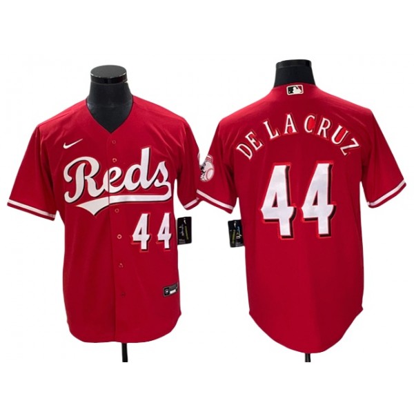 Cincinnati Reds #44 Elly De La Cruz Red Limited Jersey