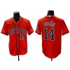 Houston Astros #14 Mauricio Dubon Orange Limited Jersey