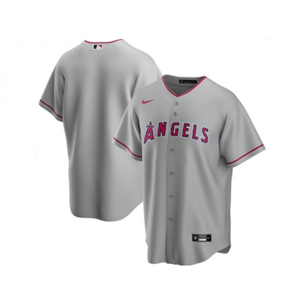 Los Angeles Angels #00 Gray Cool Base Custom Jersey