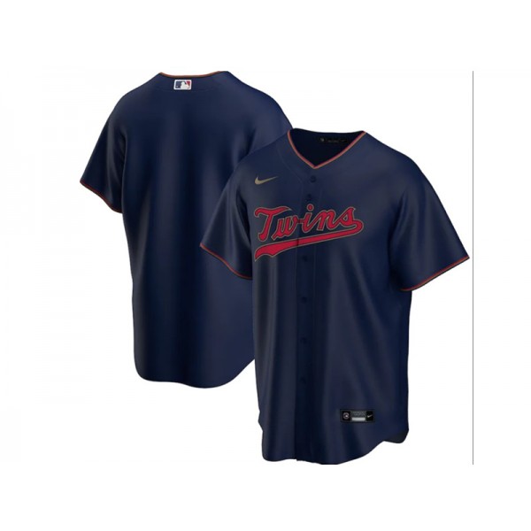 Minnesota Twins #00 Navy Cool Base Custom Jersey