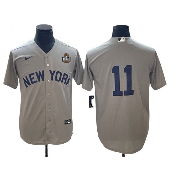 New York Yankees #22 Juan Soto Gray Away 2024 World Series Limited Jersey