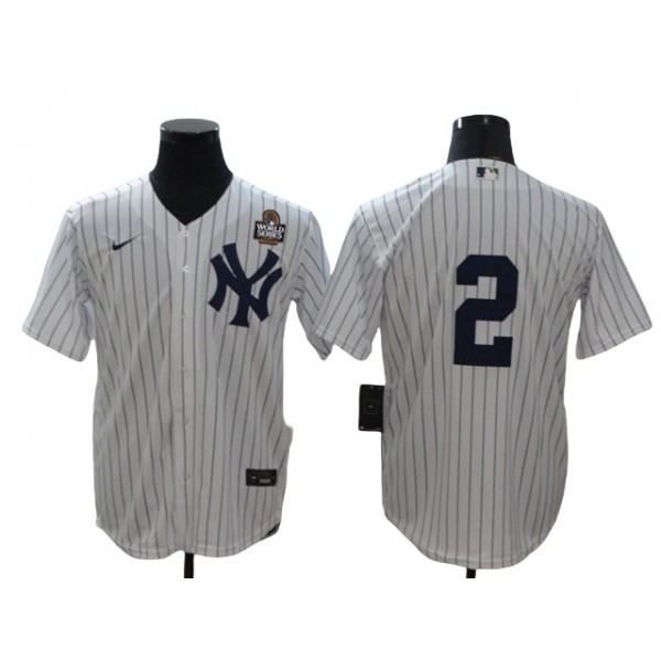 New York Yankees #2 Derek Jeter White 2024 World Series Limited Jersey