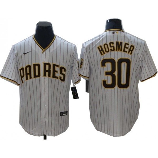 San Diego Padres #30 Eric Hosmer White Cool Base Jersey