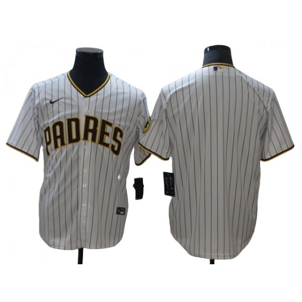 San Diego Padres Blank White Cool Base Jersey