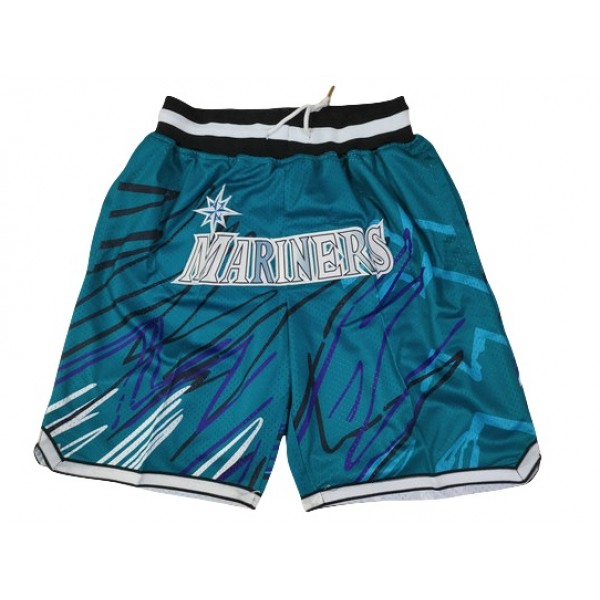 Seattle Mariners Just Don "Mariners" Green Sublimated Baseball Shorts