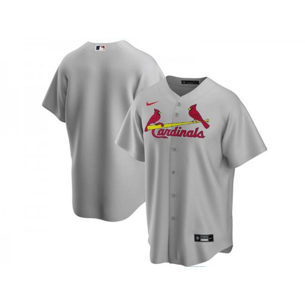 St. Louis Cardinals #00 Gray Cool Base Custom Jersey