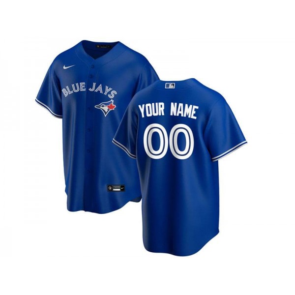 Toronto Blue Jays #00 Royal Blue Cool Base Custom Jersey