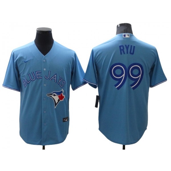 Toronto Blue Jays #99 Hyun-jin Ryu Alternate Powder Blue Cool Base Jersey