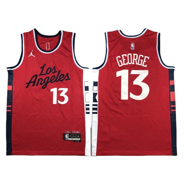 Los Angeles Clippers #13 Paul George Red 2024/25 Swingman Jersey