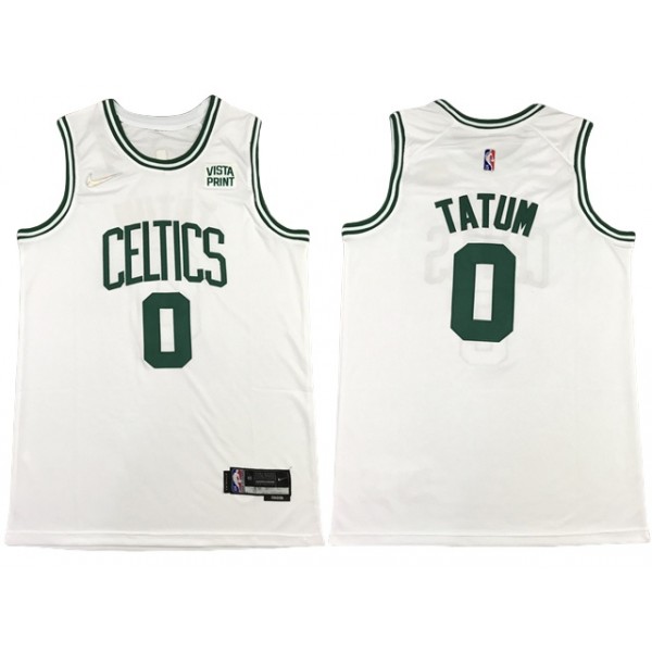 Boston Celtics #0 Jayson Tatum White Swingman Jersey