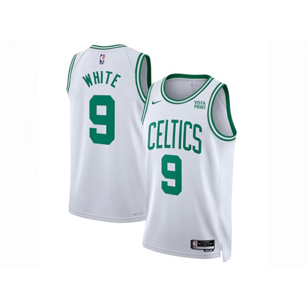 Boston Celtics #9 Derrick White White Swingman Jersey