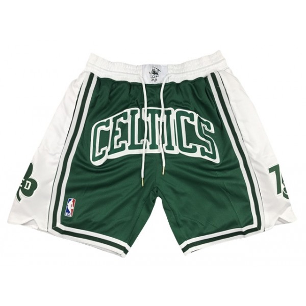 Boston Celtics Just Don "Celtics" Green City Edition Basketball Shorts