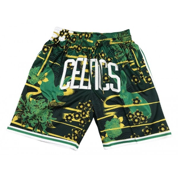 Boston Celtics Year Of the Rabbit "Celtics" Green Basketball Shorts