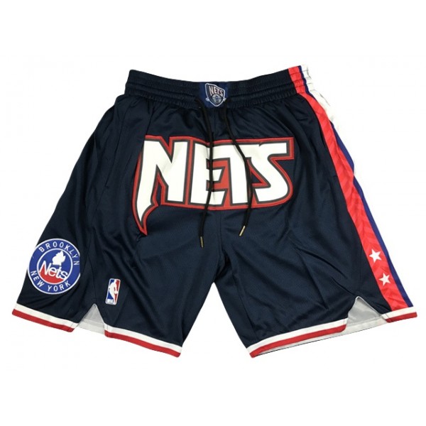 Brooklyn Nets Just Don "Nets" Navy City Edition Basketball Shorts