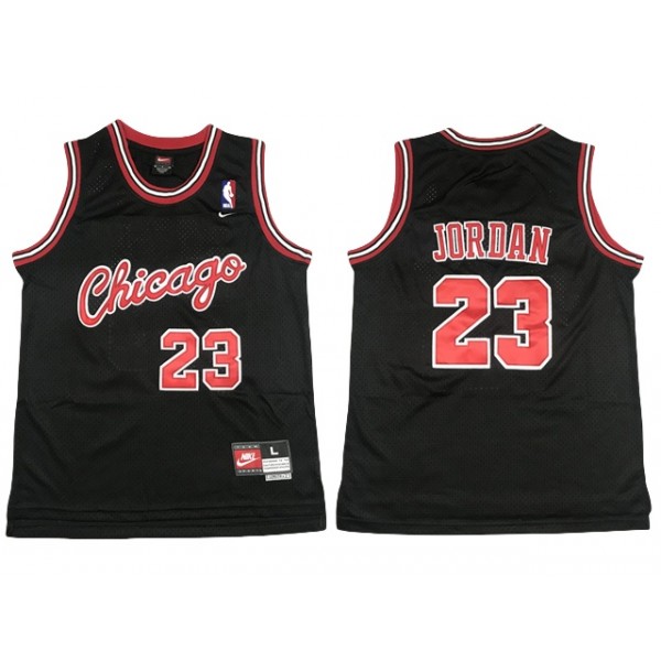 Chicago Bulls #23 Michael Jordan Youth 1984-85 Throwback Black Jersey