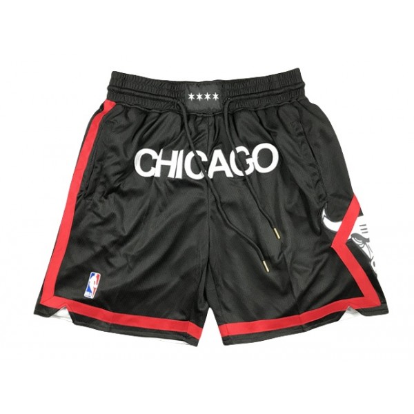 Chicago Bulls "Chicago" Black City Edition Basketball Shorts