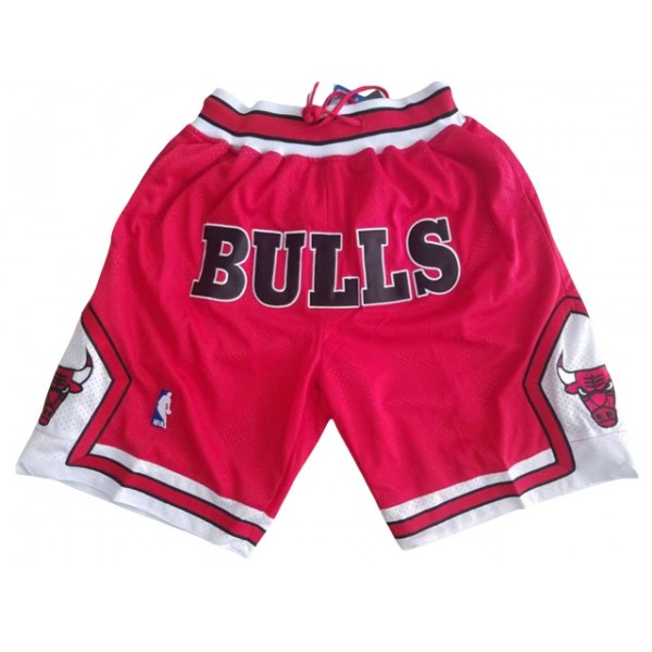 Chicago Bulls Just Don "Bulls" Red Basketball Shorts