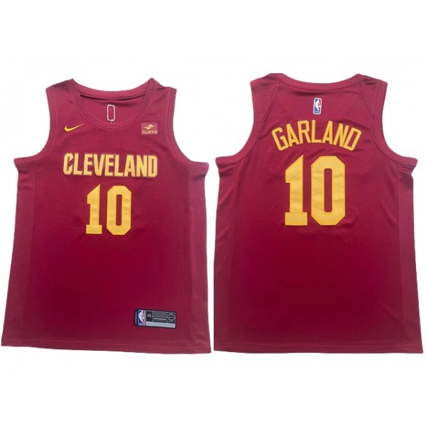 Cleveland Cavaliers #10 Darius Garland Wine Swingman Jersey