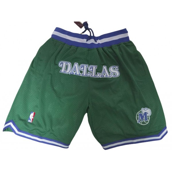 Dallas Mavericks Just Don "Dallas" Green Basketball Shorts