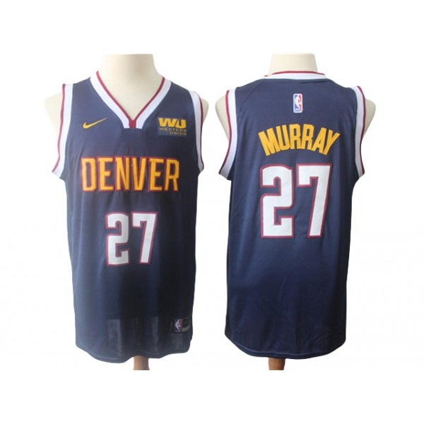 Denver Nuggets #27 Jamal Murray Navy Swingman Jersey