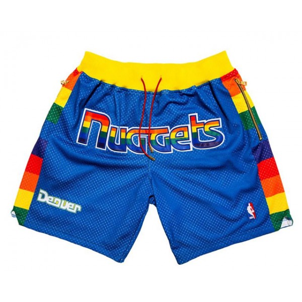 Denver Nuggets "Nuggets" Navy Basketball Shorts