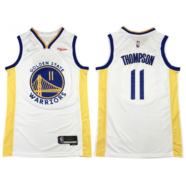 Golden State Warriors #11 Klay Thompson White Swingman Jersey