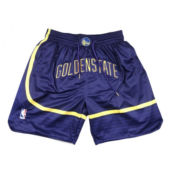 Golden State Warriors "Golden State" Navy Statement Edition Basketball Shorts