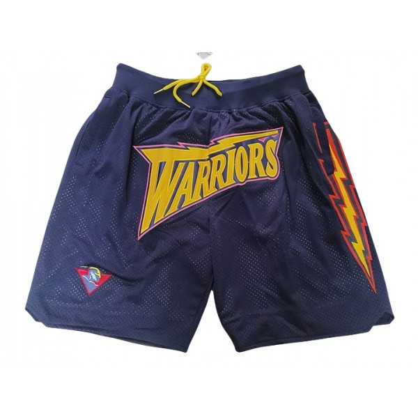 Golden State Warriors Just Don "Warriors" Navy Classic Basketball Shorts