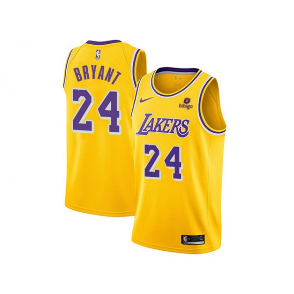 Los Angeles Lakers #24 Kobe Bryant Gold Swingman Jersey