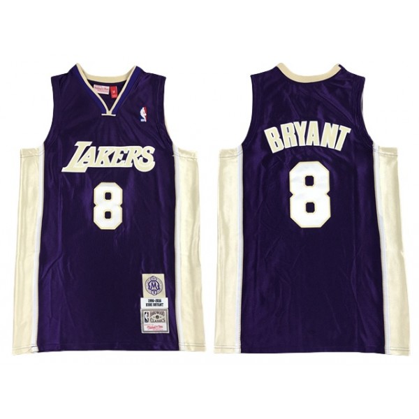 Los Angeles Lakers #8 Kobe Bryant Purple Hall of Fame Class of 2020 Hardwood Classics Jersey