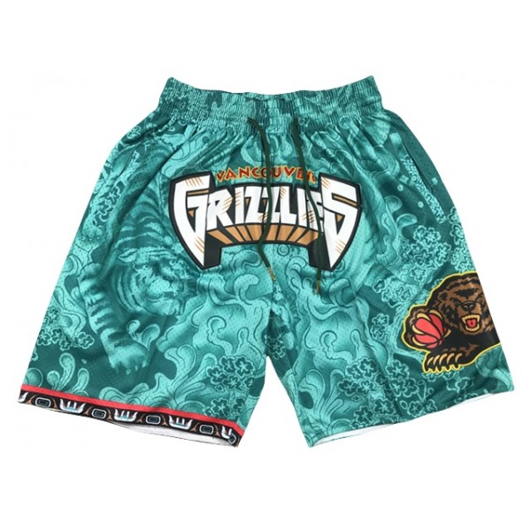 Memphis Grizzlies Year Of the Tiger "Grizzlies" Teal Basketball Shorts