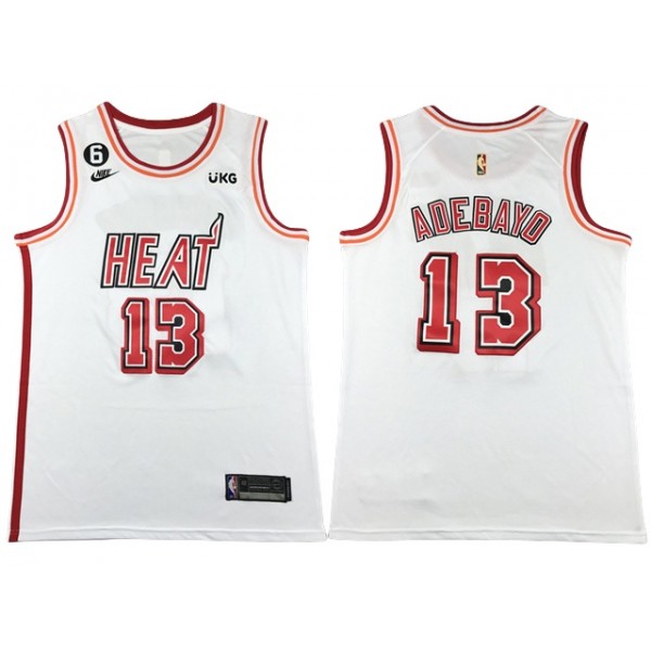 Miami Heat #13 Bam Adebayo 2022-23 White Classic Edition Swingman Jersey