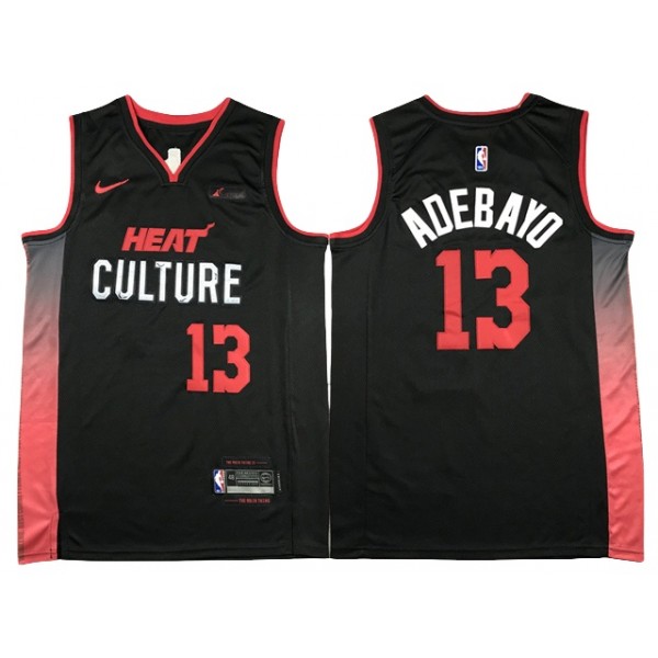 Miami Heat #13 Bam Adebayo 2023-24 Black City Edition Swingman Jersey