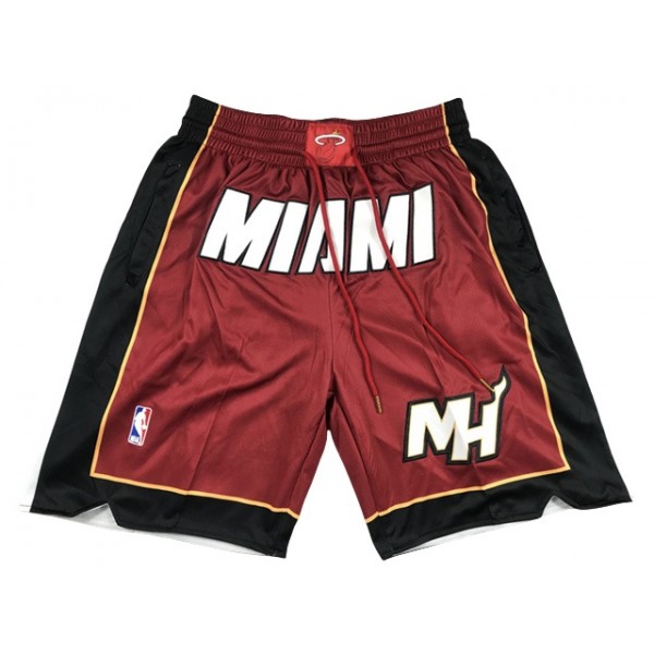 Miami Heat "Miami" Red Basketball Shorts