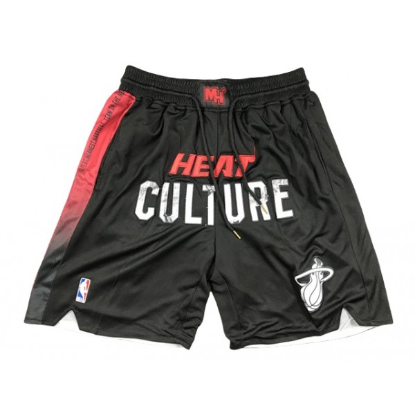 Miami Heat "Heat Culture" Black City Edition Basketball Shorts