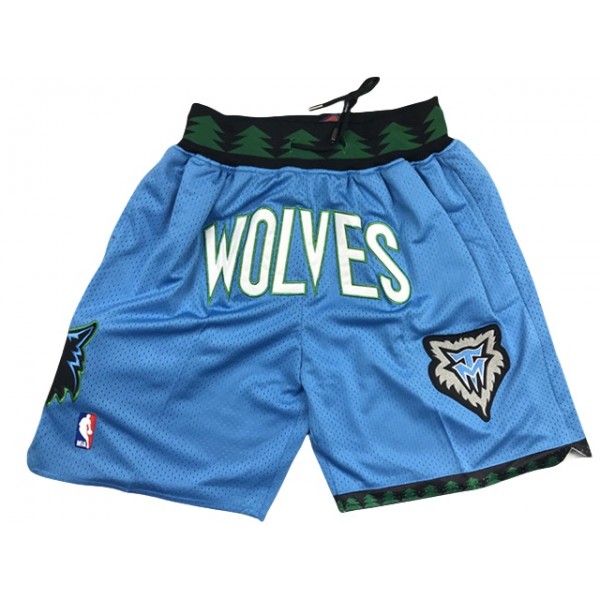 Minnesota Timberwolves Blue Shorts