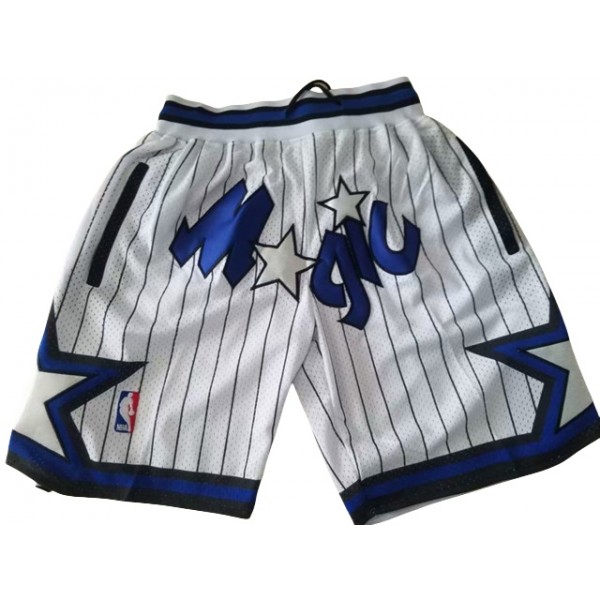 Orlando Magic Just Don "Magic" White Basketball Shorts