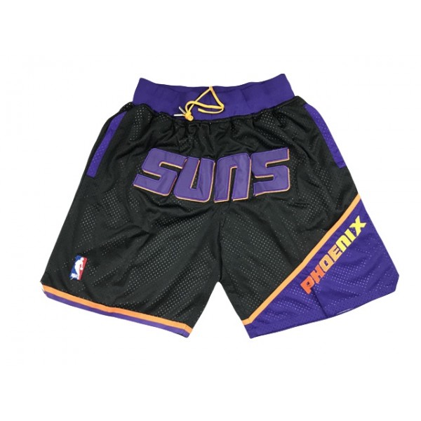 Phoenix Suns Just Don "Suns" Black Basketball Shorts