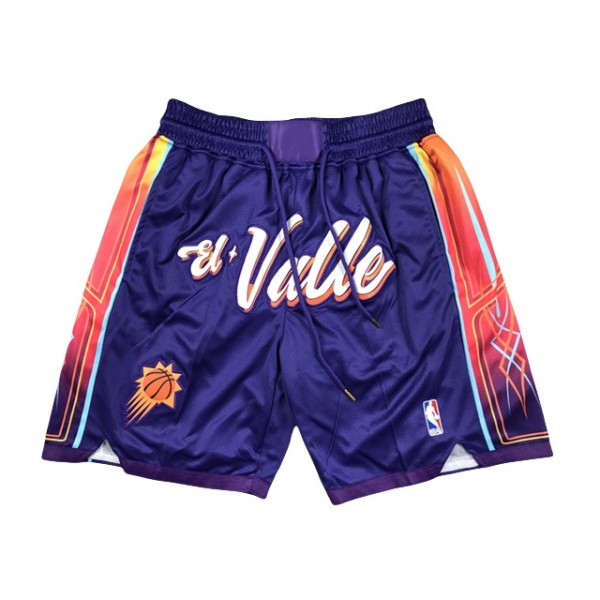 Phoenix Suns "El Valle" Purple City Edition Basketball Shorts