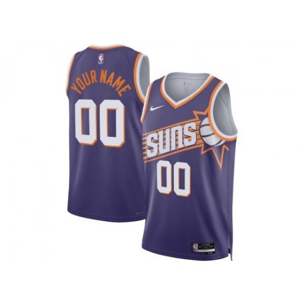 Phoenix Suns #00 Purple Swingman Custom Jersey