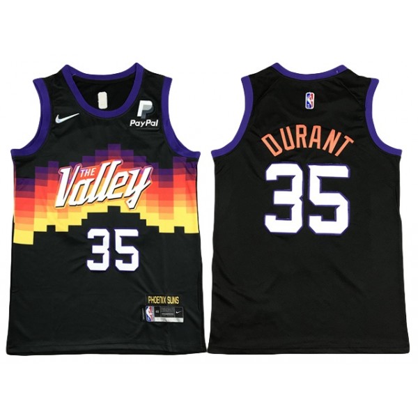 Phoenix Suns #35 Kevin Durant 2020-22 Black City Edition Swingman Jersey