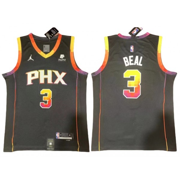 Phoenix Suns #3 Bradley Beal 2022-24 Black Statement Edition Swingman Jersey